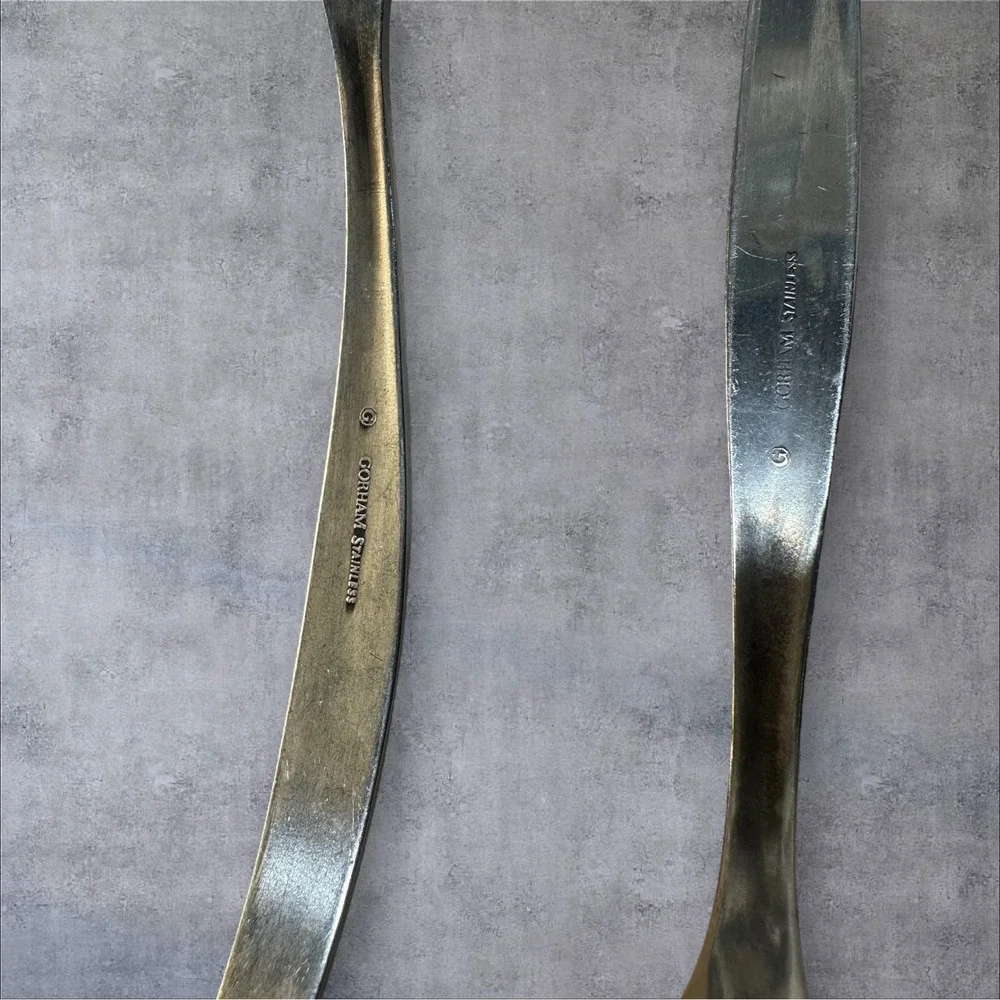 Lot of 7-Gorham SPANISH SCROLL Silver Stainless Replacement‎ Spoons/Forks